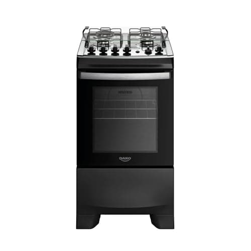 Fogão 4 Bocas Dako Supreme Mesa de Inox e Timer Bivolt