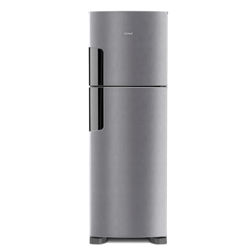 Geladeira Consul Frost Free Duplex 386 litros com Altura Flex cor Inox CRM44AK 110V