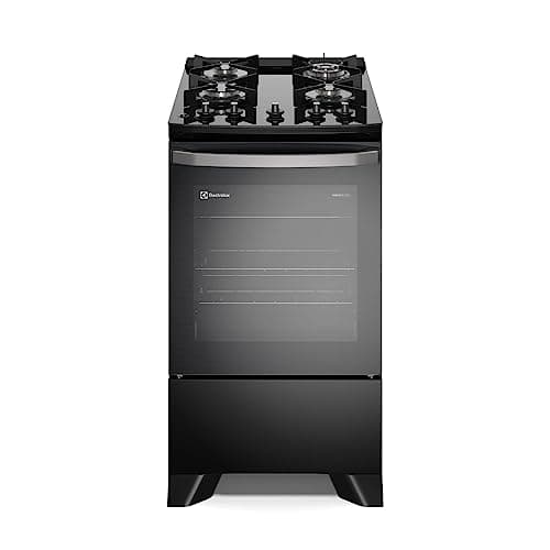 Fogão Electrolux 4 bocas Efficient com PerfectCook Preto (FE4GP) Bivolt
