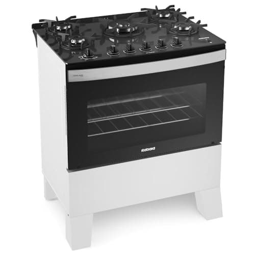 Fogão Itatiaia 5 Bocas Itaglass Plus Branco - Bivolt
