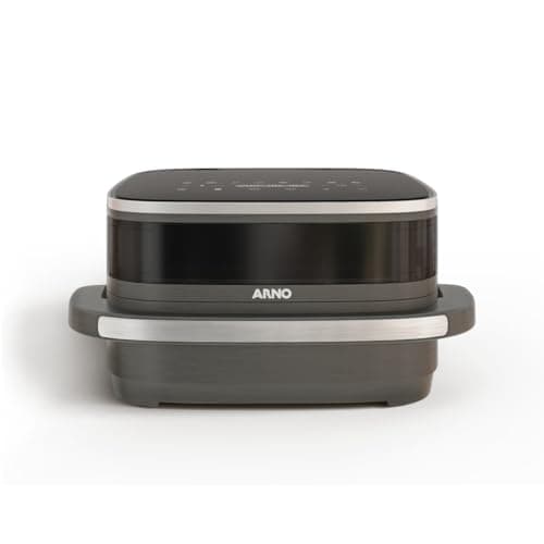 Fritadeira sem Óleo Air Fryer Arno Easy Fry Extra Superfície, AFP4, Cesto Super Dimensionado, Duplo Aquecimento, Visor de Vidro, 2200W, 220V