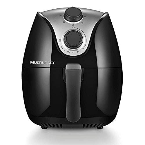 Fritadeira Elétrica Air Fryer 4 Litros Multilaser Acompanha Pegador 1500W 127V Preta - CE021