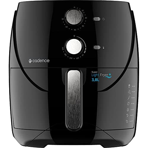 Fritadeira Sem Óleo Cadence Super Light Fryer Colors,3,8L, Preta, 220V, FRT555