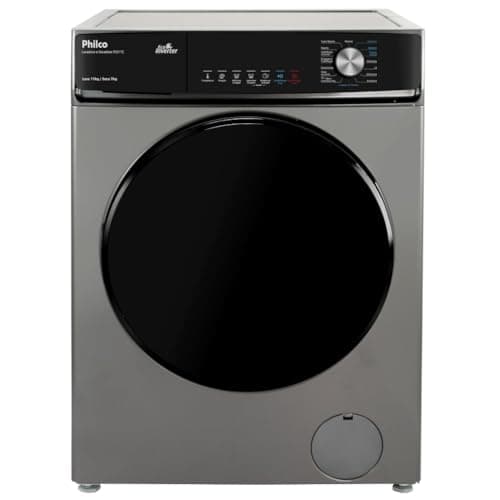 LAVADORA E SECADORA PHILCO PLS11C 11KG TITÂNIO 127V