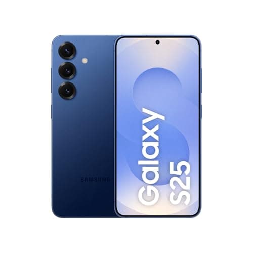 Celular Samsung Galaxy S25 5G, 256GB, 12GB RAM, Câmera Tripla de 50+12+10, Tela Grande de 6.2", Azul Marinho