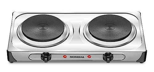 MONDIAL Fogão Elétrico Fast Cook Due, Inox, 2000W, 110V - FE-03