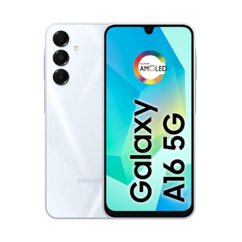 Celular Samsung Galaxy A16 5G, 128GB + 4GB RAM, Câmera de até 50MP, Tela 6.7", NFC, IP54, Bateria 5000 mAh - Cinza
