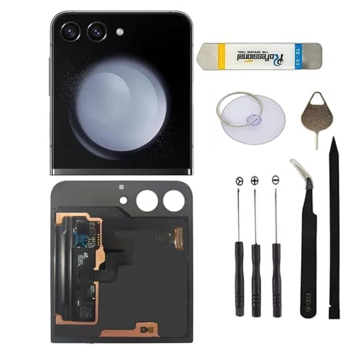Original para Galaxy Z Flip5 tela secundária de substituição Z Flip 5 5G montagem de tela sensível ao toque externo